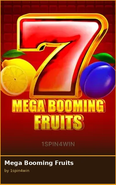 Mega Booming Fruits