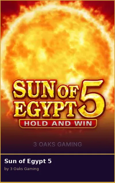 Sun of Egypt 5