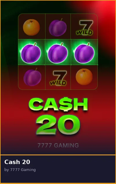 Cash 20