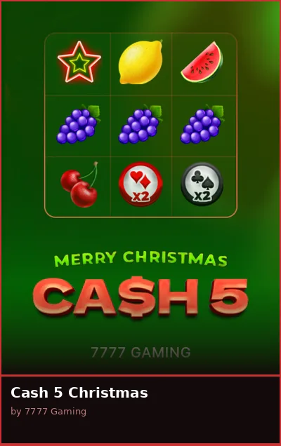 Cash 5 Christmas