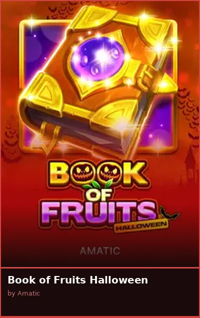 Book of Fruits Halloween