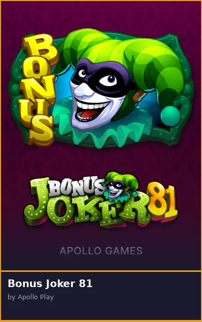 Bonus Joker 81