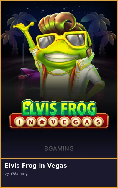 Elvis Frog in Vegas