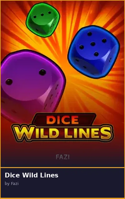 Dice Wild Lines