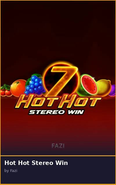 Hot Hot Stereo Win