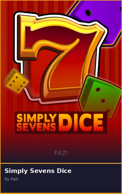Simply Sevens Dice