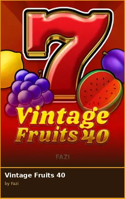 Vintage Fruits 40