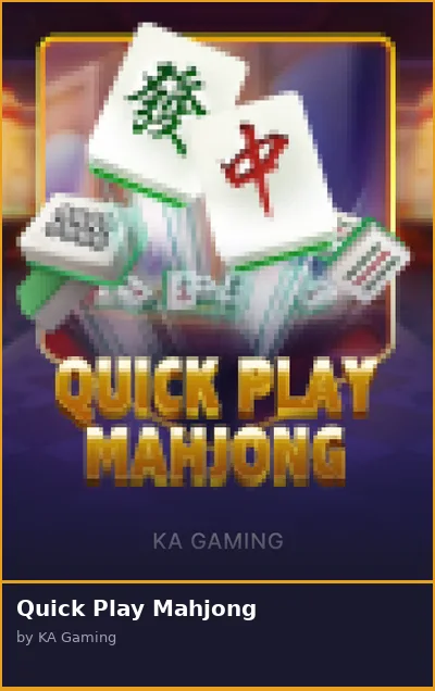 Quick Play Mahjong