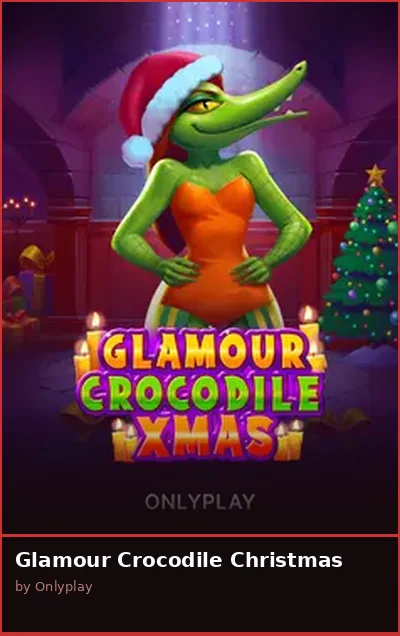 Glamour Crocodile Christmas