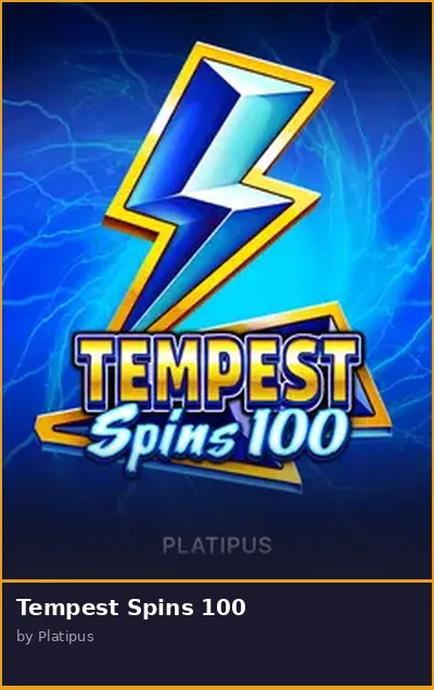 Tempest Spins 100