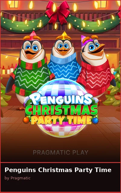 Penguins Christmas Party Time
