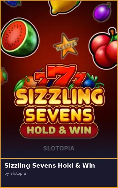 Sizzling Sevens Hold   Win