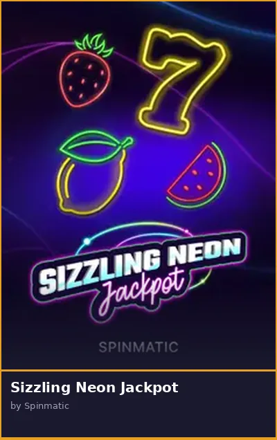 Sizzling Neon Jackpot