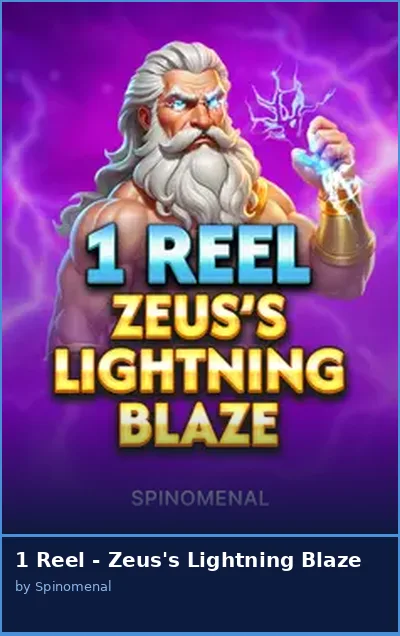 1 Reel - Zeus s Lightning Blaze