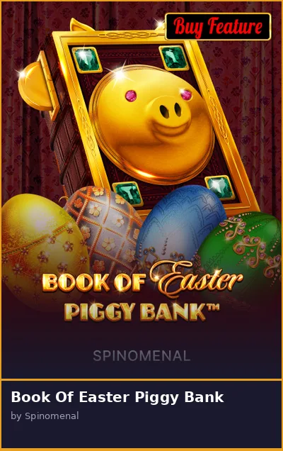 Book Of Easter Piggy Bank