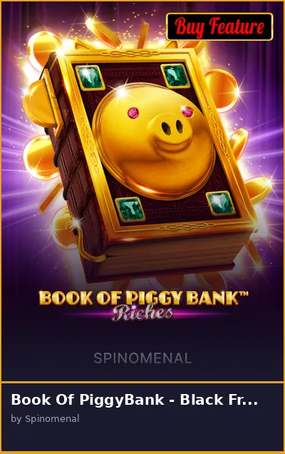 Book Of PiggyBank - Black Friday