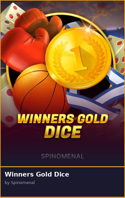 Winners Gold Dice